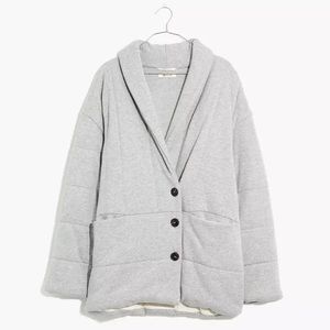 Madewell Sweatshirt Puffer Jacket